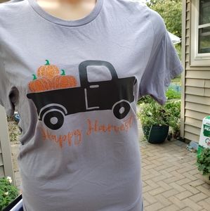 Happy Harvest glitter tee